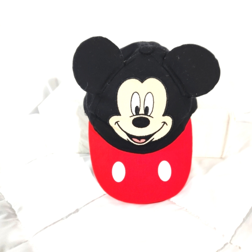 DISNEY MICKEY MOUSE BLACK RED JUNIOR HAT